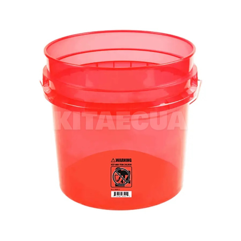 Ведро с крышкой для мойки авто Detailing Bucket Red 13л красное MaxShine (MSB001-R) - 2