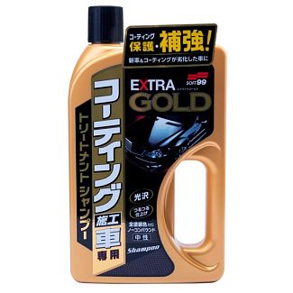 Автошампунь Treatment Shampoo For Coated Cars 750мл концентрат для авто покрытых защитным составом SOFT99