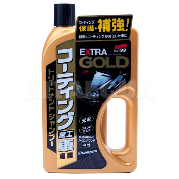 Автошампунь Treatment Shampoo For Coated Cars 750мл концентрат для авто покрытых защитным составом SOFT99 (4287)