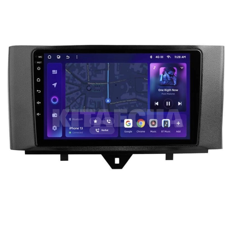 Штатна магнітола MOSS M3 4+32 ГБ 9" Mercedes Benz Smart Fortwo 2 2010-2015 (F1) AMS (50160)