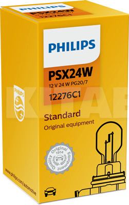 Лампа розжарювання 12V 24W Vision PHILIPS (PS 12276 C1) - 4