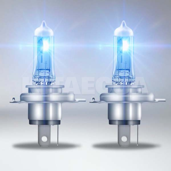 Галогенные лампы H4 60W 12V Cool Blue +100% комплект Osram (64193CBN-HCB) - 3