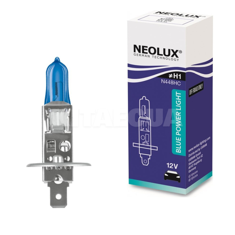 Галогенная лампа H1 80W 12V Blue Power NEOLUX (NE N448HC)