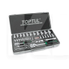 Набір головок та комплектуючих 1/4"х1/2" 34 предмета TOPTUL (GCAD3401-TOPTUL)