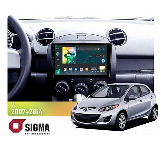 Штатная магнитола X9232 2+32 Gb 9" Mazda 2 DE 2007-2014 SIGMA4car