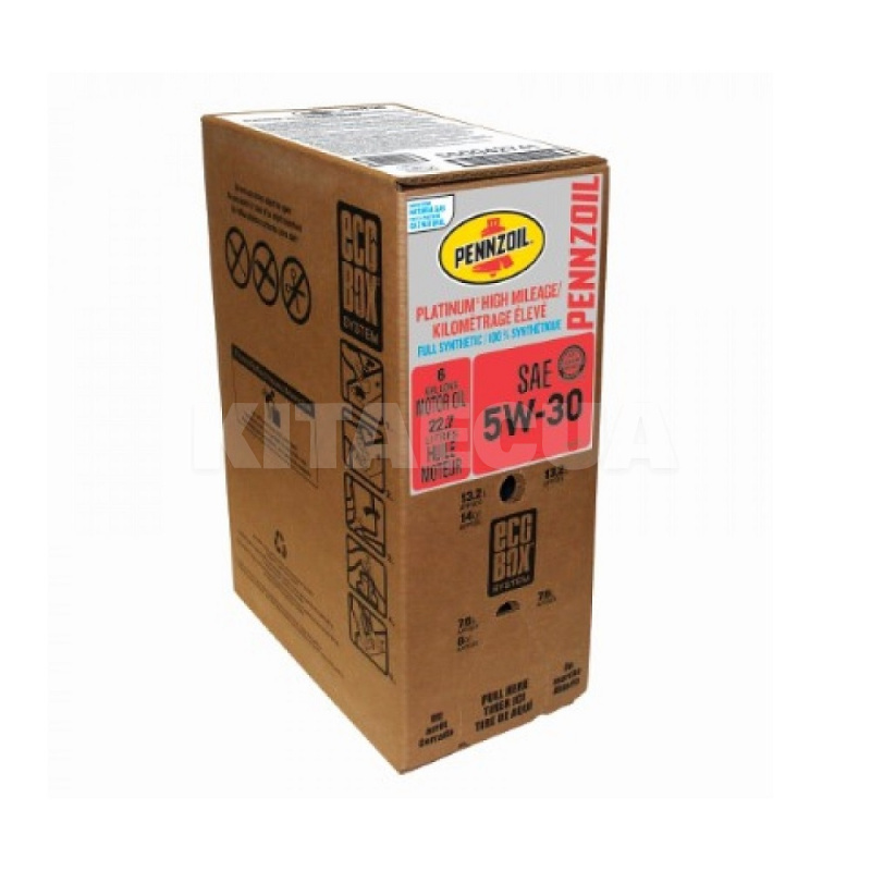 Масло моторне синтетичне 22.7л 5W30 Platinum HM Ecobox Pennzoil (550042741)