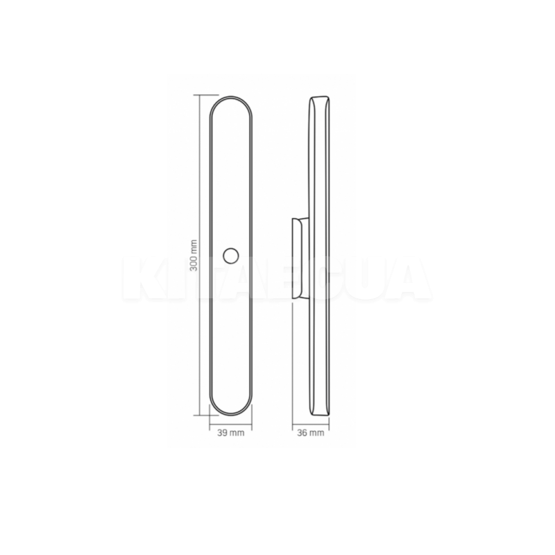 LED світильник акумуляторний з пультом VIDEX (VL-NL049W-R) - 2