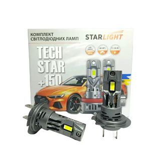 LED лампа для авто TechStar +150% H7/H18 50W 5500K (компл.) StarLight