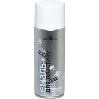 Фарба-емаль 400мл пластика біла NEW TON