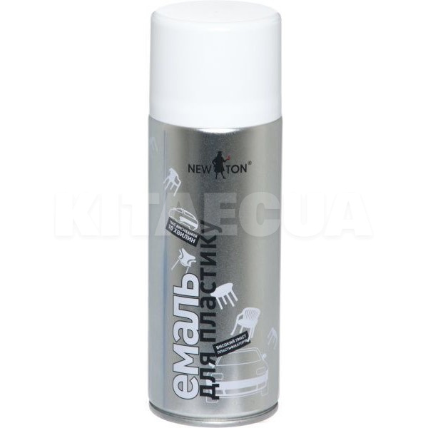 Фарба-емаль 400мл пластика біла NEW TON (57946-NEW-TON)