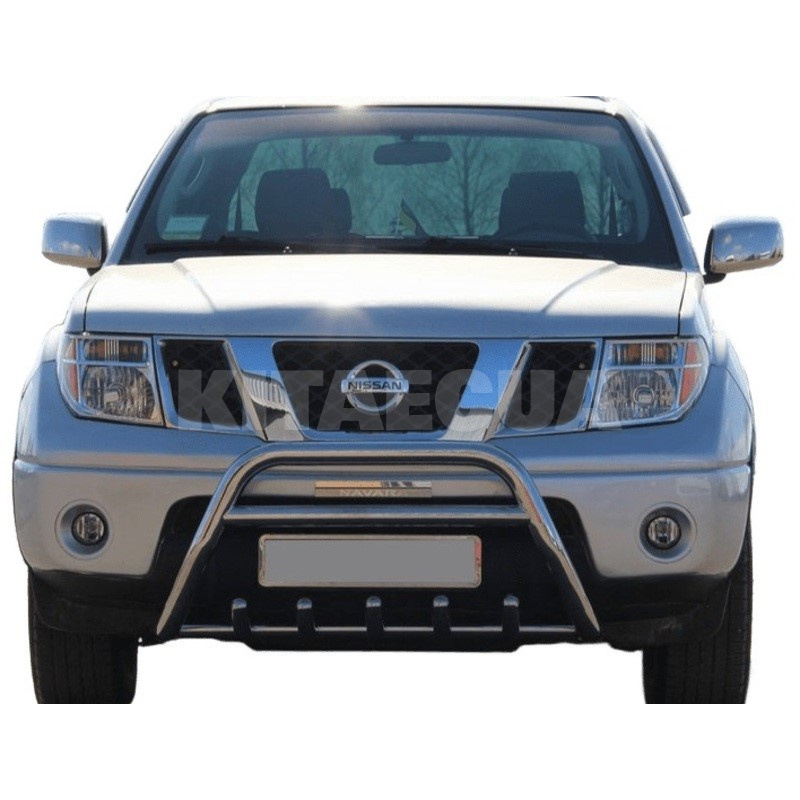 Кенгурятник WT003 Nissan Pathfinder R51 2005-2014 нержавеющая сталь CAN (dd22617) - 3