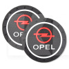 Коврики антискользящие в подстаканник 7 см Opel (2шт.) (4423)