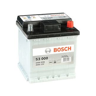 Автомобільний акумулятор S3 000 40Ач 340А "+" праворуч Bosch