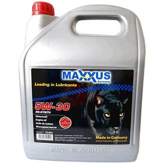 Масло моторное синтетическое 5л 5W-30 RS-Synth Maxxus