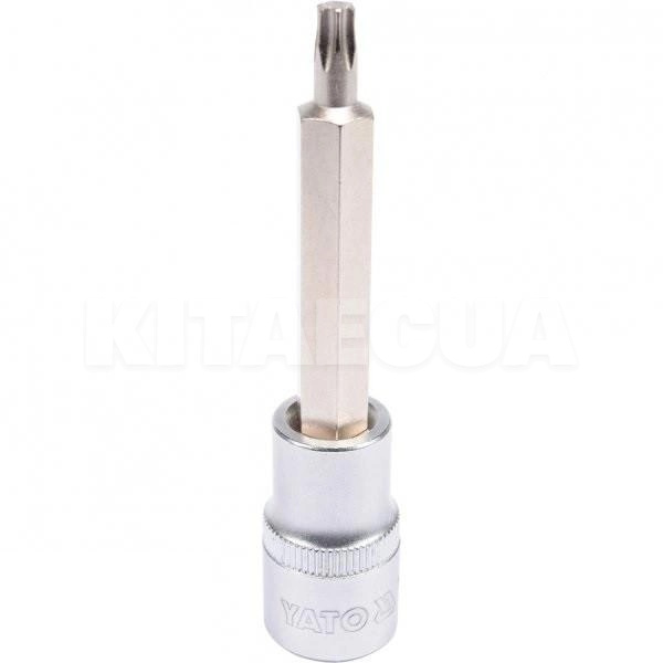 Головка торцева з насадкою 100 мм 1/2“ Torx T30 YATO (YT-04323)