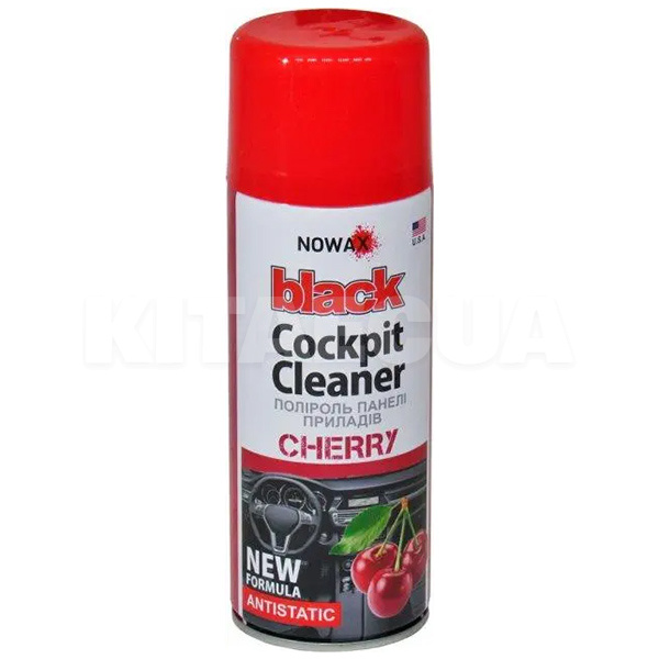 Полироль для пластика "вишня" 450мл Cherry Black Cockpit Cleaner NOWAX (NX00457)