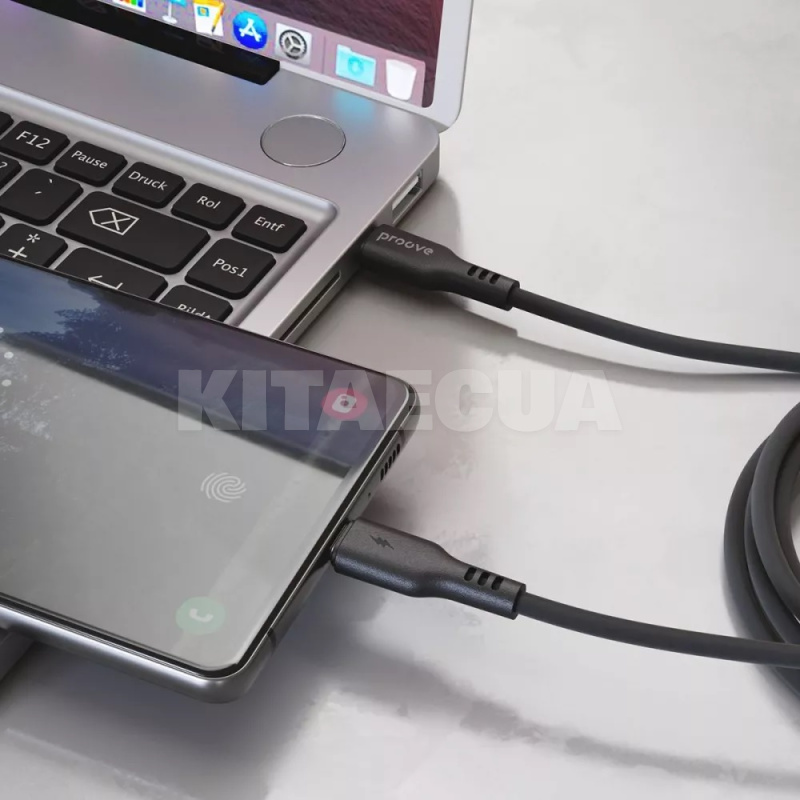 Кабель Type-C Type-C 60W 1м Rebirth черный PROOVE (557680001) - 2