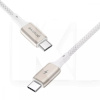 Кабель Type-C Type-C 60W 1м Dense Metal белый PROOVE (505000003)