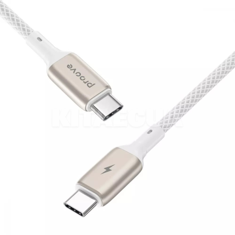 Кабель Type-C Type-C 60W 1м Dense Metal белый PROOVE (505000003) - 2