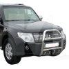 Кенгурятник QT007 Mitsubishi Pajero Wagon III нержавеющая сталь CAN (dug629113)