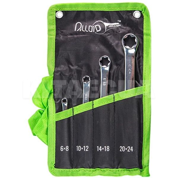 Набір ключів TORX E06xE24 Alloid (НК-0624Е)