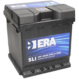 Акумулятор автомобільний 42Ач 390А "+" праворуч ERA