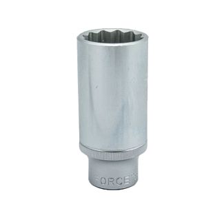 Головка торцевая 12-гранная удлиненная 26 мм 1/2" 77 мм FORCE