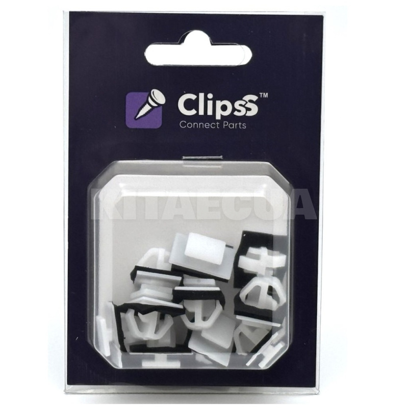Клипса молдинга на Hyundai / Kia / Nissan / Renault / Toyota (компл 10 шт) Clipss (0828)