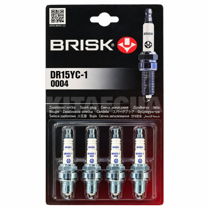 Свеча зажигания (комплект 4шт) BRISK на MG 6 (NLP000130) - 2