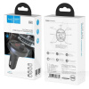 ФМ модулятор E41 2USB/2.4 A Black HOCO (6931474706782)