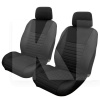 Накидки на сиденье с подогревом передние черные 12 В 24/32Вт (на 2 сиденья) Tango MILEX (103055)