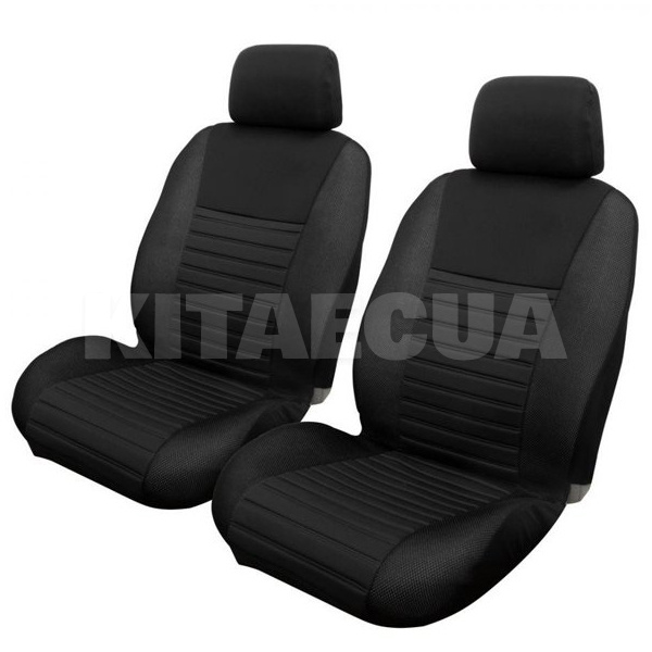 Накидки на сиденье с подогревом передние черные 12 В 24/32Вт (на 2 сиденья) Tango MILEX (103055)