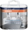 Галогенные лампы Н4 60/55W 12V Silverstar +60% комплект Osram (OSR64193SV2DUO)