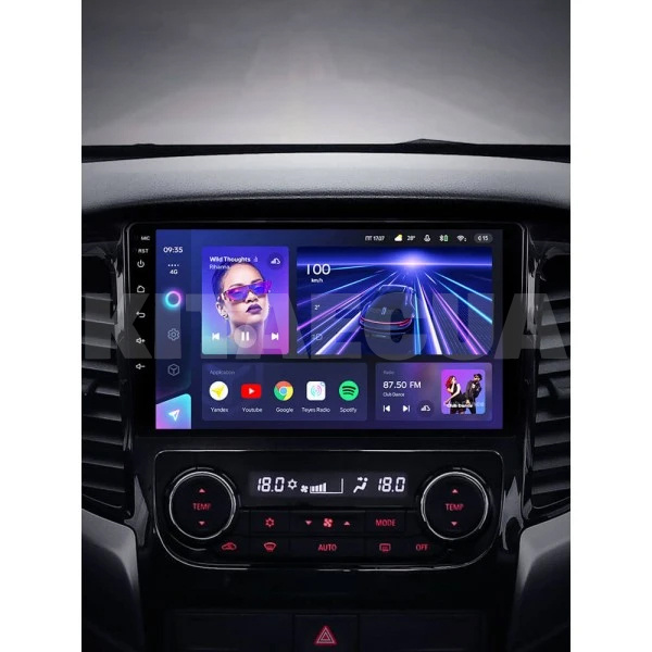 Штатна магнітола CC3 4+32 Gb 9" Mitsubishi L200 5 (Automatic Air Conditioning) 2015-2019 (F2) Teyes (46757) - 2