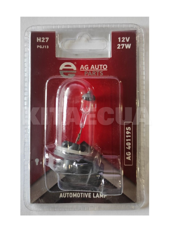 Галогенна лампа H27 27W 12V AG Auto Parts (40119S)