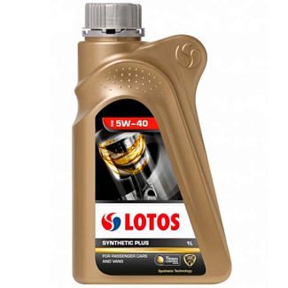 Масло моторное синтетическое 1л 5W-40 SYNTHETIC PLUS LOTOS