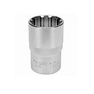 Головка торцевая SPLINE 19 мм 1/2" 38 мм блистер YATO