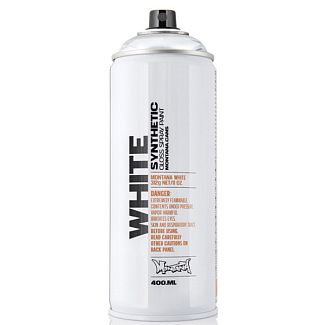 Краска декоративная синтетическая 400мл "silver" серебряная White MONTANA