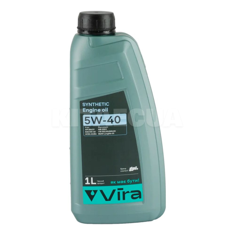 Масло моторное синтетическое 1л 5W-40 SYNTHETIC VIRA (VI0311)