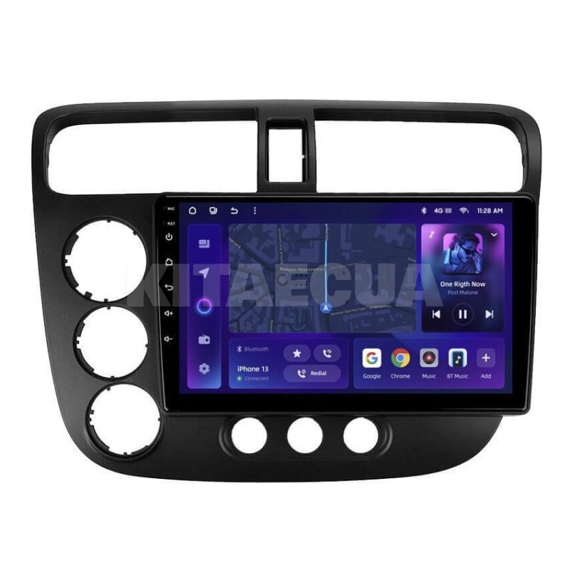 Штатна магнітола MOSS M3 4+32 ГБ 9" Honda Civic 7 2000-2006 AMS (49952)
