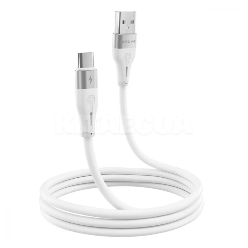 Кабель USB Type-C 2.4A 1м Soft Silicone белый PROOVE (492030003) - 4