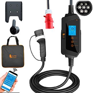 Зарядка для электромобиля Type 2 22 кВт 32A 3-фази Hero Wi-Fi FEYREE