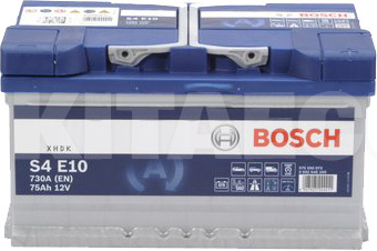 Аккумулятор автомобильный 75Ач 730А "+" справа Bosch (0092S4E100)