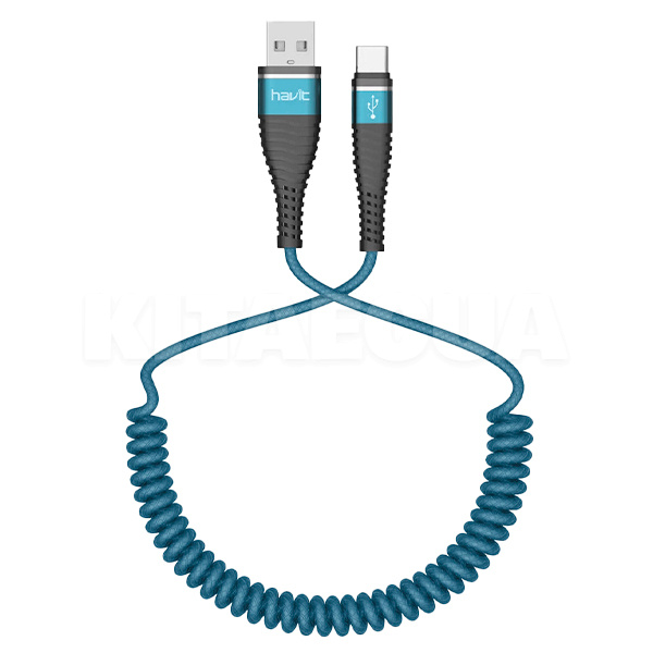 Кабель USB - microUSB 2А 1м cиний HAVIT (HV-H685)