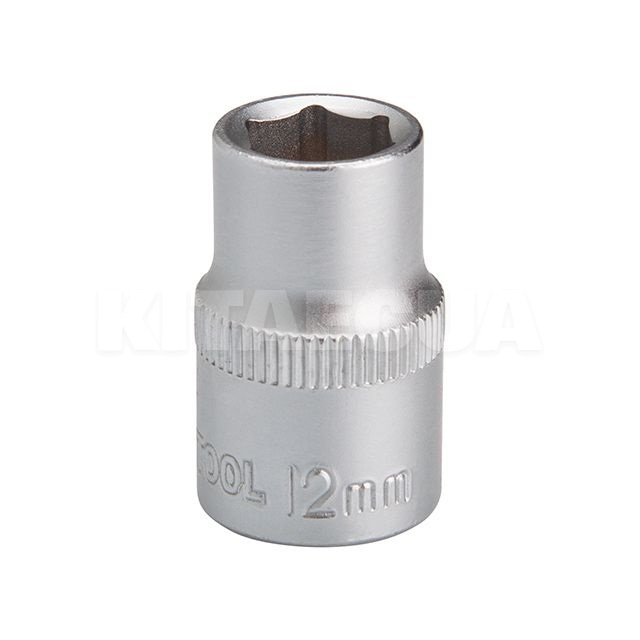 Головка торцева 6-гранна 12мм 1/2" 38мм Intertool (ET-2012) - 2