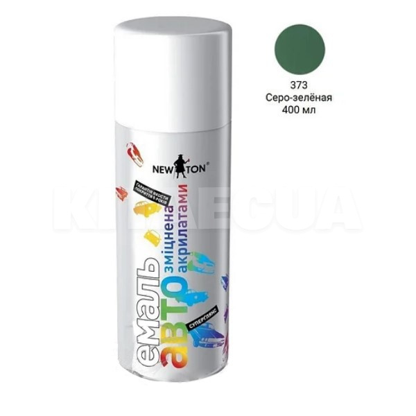 Краска-эмаль 400мл серо-зеленая 373 NEW TON (57739-NEW-TON)