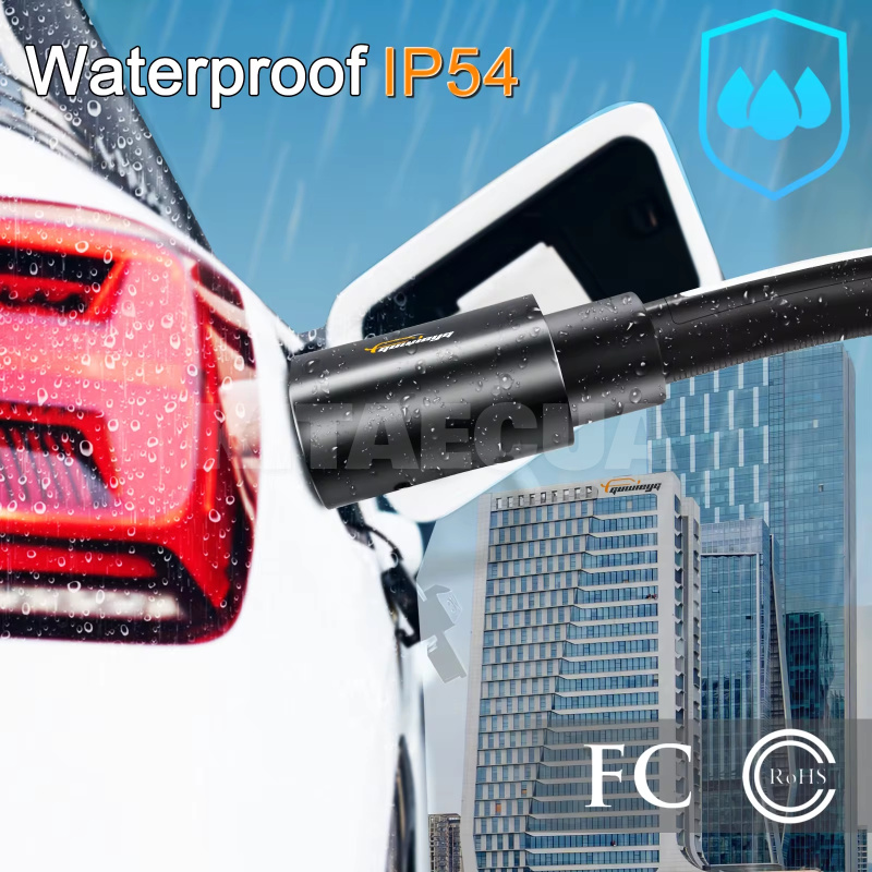 Перехідник Guwieyg 7.4 кВт 32А 1-фаза Type Tesla (станція) - GB/T AC (китайське авто) GUWIEYG (P-TSGBT) - 10