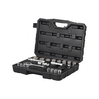 Набор торцевых головок с трещоткой 1/2" 3/8" 21 предмет MIOL