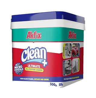 Паста для очистки твердых поверхностей Clean+ 500 г Akfix