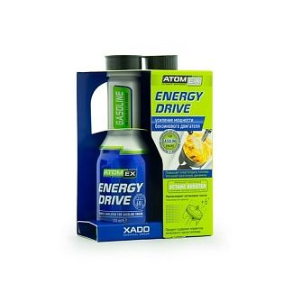 Присадка для усиления мощности в бензин 250мл Atomex Energy Drive XADO